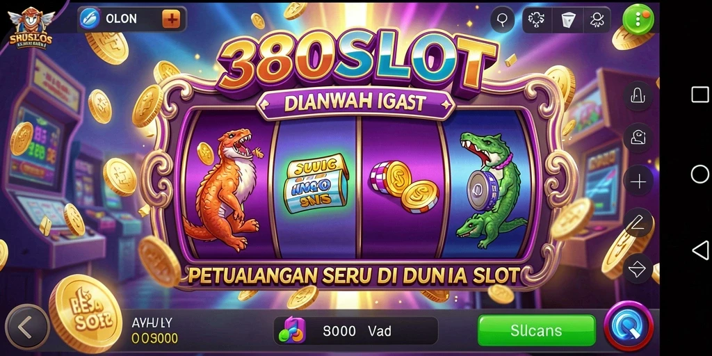 Screenshot gameplay yang menampilkan petualangan seru di 380SLOT.