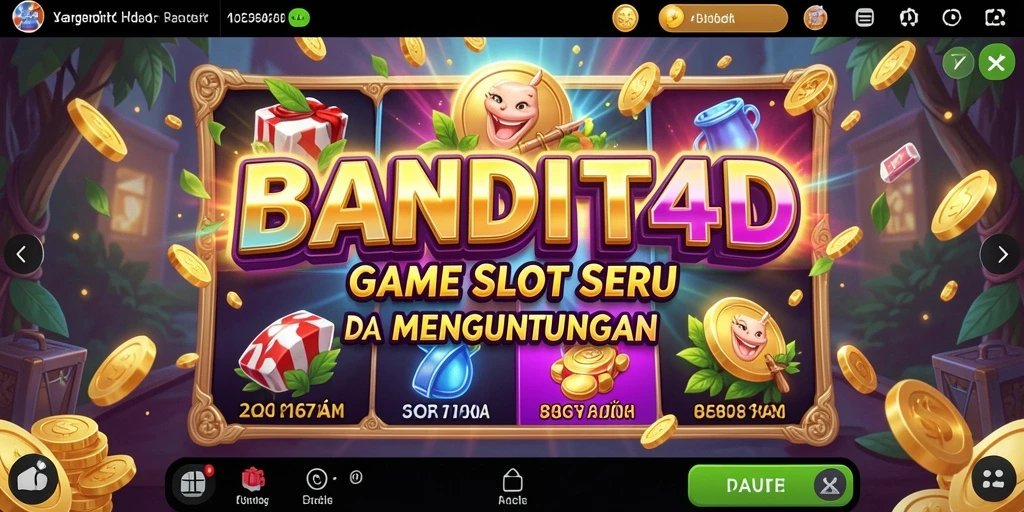 Tampilan gameplay BANDIT4D yang mengasyikkan dan penuh warna.