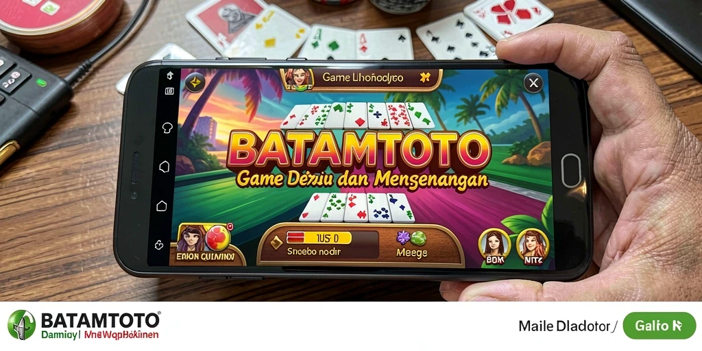Tampilan gameplay seru BATAMTOTO dengan Domino yang menarik.