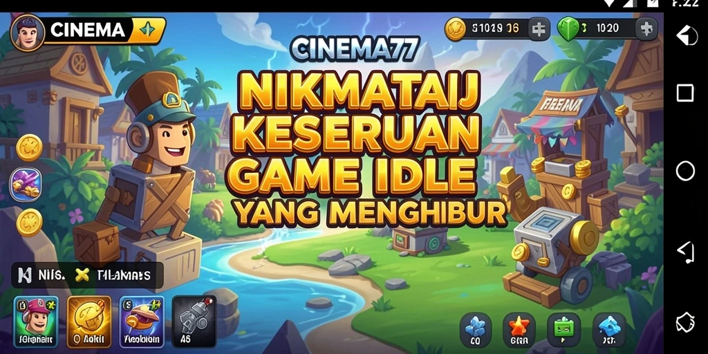 Tampilan gameplay CINEMA77 dengan grafis yang menarik dan interaksi bioskop.