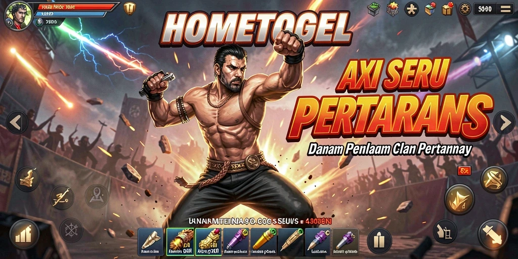 Tampilan gameplay HOMETOGEL yang penuh aksi dan menegangkan.
