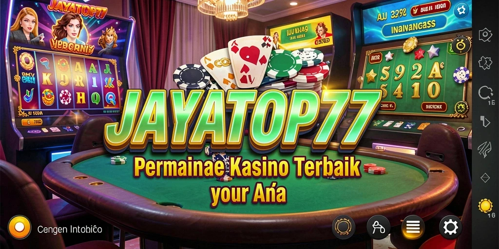 Gameplay JAYATOP77 dalam suasana Kasino yang mendebarkan.