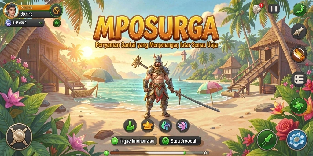 Gameplay seru dan penuh warna dari MPOSURGA yang menghibur.