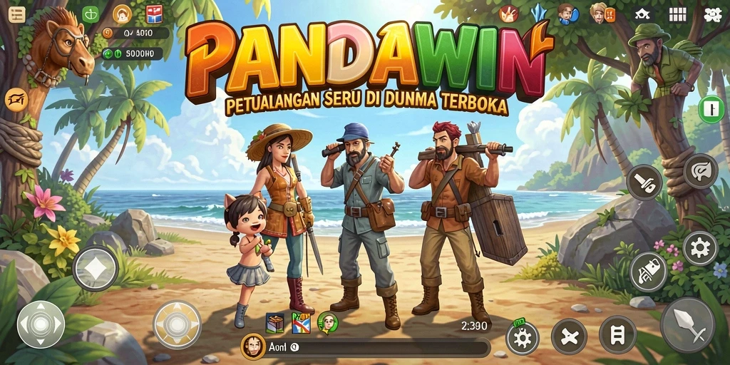 Tangkapan layar menampilkan petualangan epik di dunia Open World.