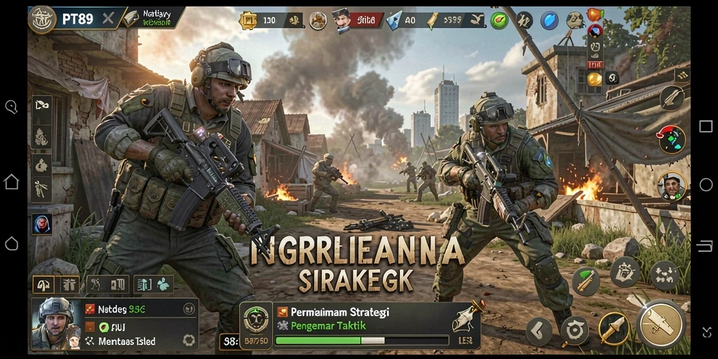 Tampilan gameplay PT89 yang menegangkan dan strategis.