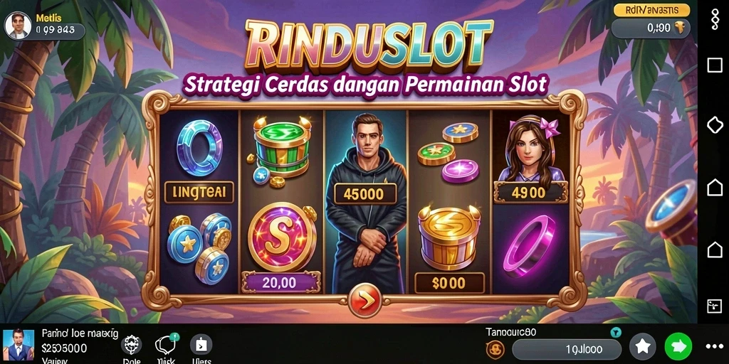 Tampilan gameplay RINDUSLOT yang mendebarkan dengan elemen strategi.