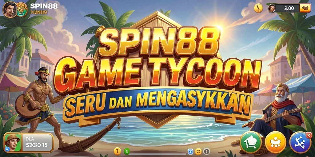 Screenshot gameplay SPIN88 yang menunjukkan aksi bisnis Tycoon.