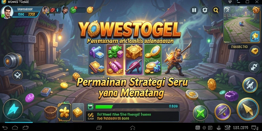 Tampilan gameplay YOWESTOGEL yang menegangkan dan strategis.