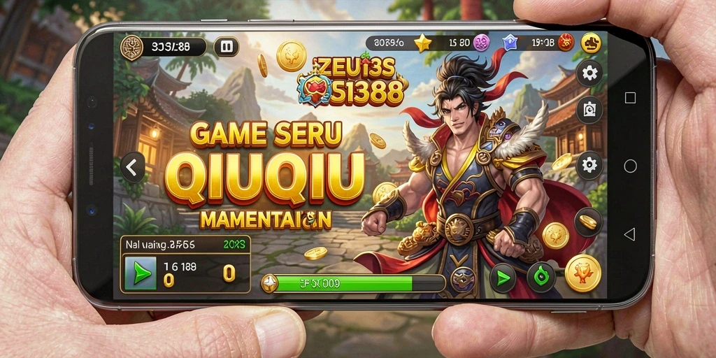 Screenshot gameplay ZEUS138 menampilkan aksi QiuQiu yang mendebarkan.